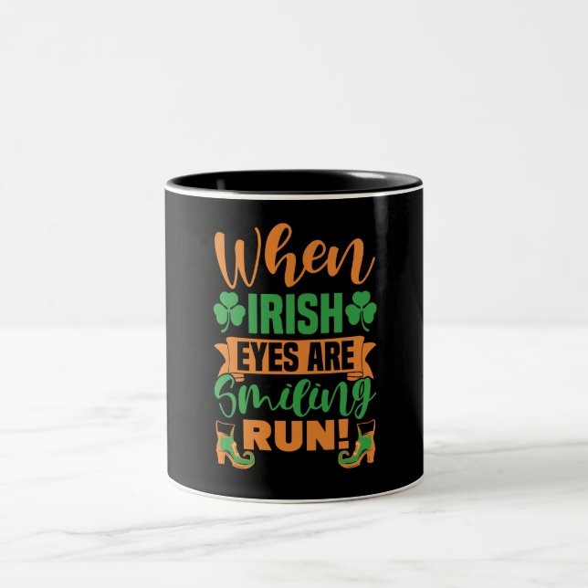 Funny Irish Eyes Tasse (Mittel)