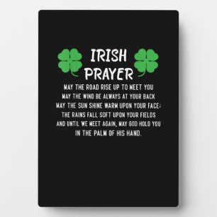 Funny Irish Gebet Mai Aufstieg zur Meet Yo Fotoplatte