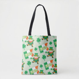 Funny Irish Leprechaun Pattern Tasche