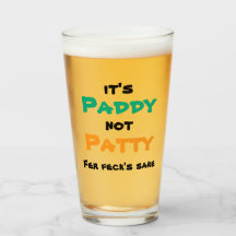 Funny Irish Paddy Not Patty Flag Farben