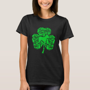 Funny Irish Pitbull Dog Kleeblatt St Patrick S Day T-Shirt