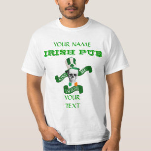 Funny Irish Skull St Pat's Day T-Shirt