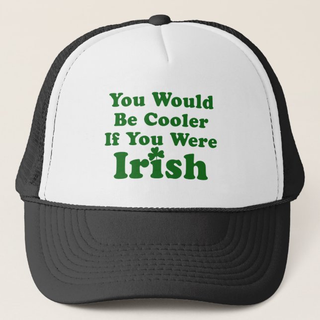 Funny Irish Sprichwort Truckerkappe (Vorderseite)