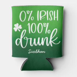 Funny Irish St. Patrick’s Day Typography Design  Dosenkühler