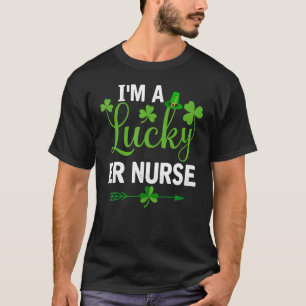 Funny Irish St Patricks Day Costume I M a Lucky Er T-Shirt