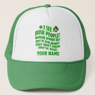 Funny Irish, St Patrick's Day Truckerkappe