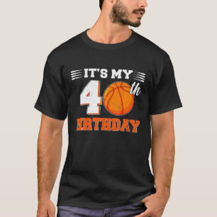 Funny ist mein 40. Geburtstagskassetball Lover 40 T-Shirt