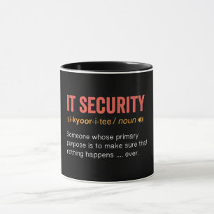 Funny IT Security Definition Tasse