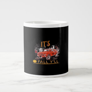 Funny It's Fall Y'all Niedlich Gnomes Pumpkin Jumbo-Tasse