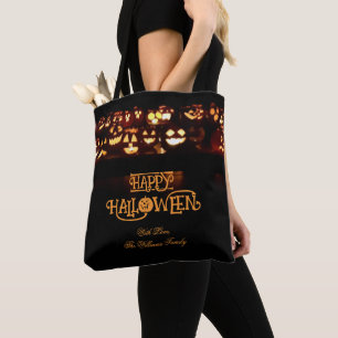 Funny Jack o'Lantern Pumpkins Happy Halloween Tasche