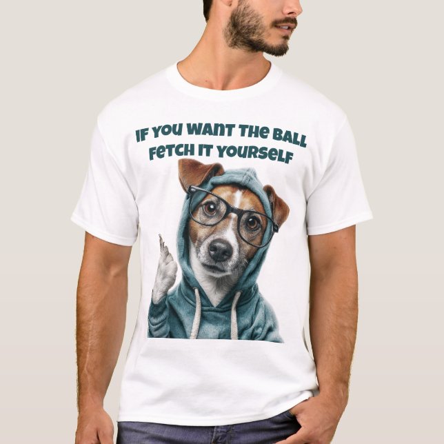 Funny Jack Russell Dog T shirt (Vorderseite)
