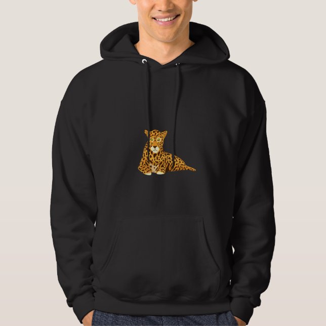 Funny Jaguar Painting Pullover (Vorderseite)