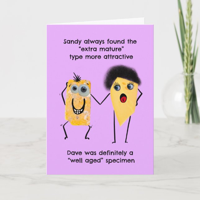 Funny Jahrestag Karte (Vorderseite)