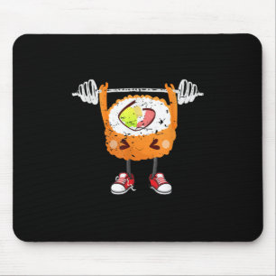 Funny Japanese Food Gym Weightlift Geschenk T - Sh Mousepad