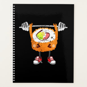 Funny Japanese Food Gym Weightlift Geschenk T - Sh Planer