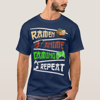 Funny Japanese Manga Anime Gaming Anime Ramen Game T-Shirt