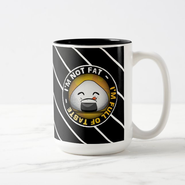 Funny japanese riceball zweifarbige tasse (Rechts)