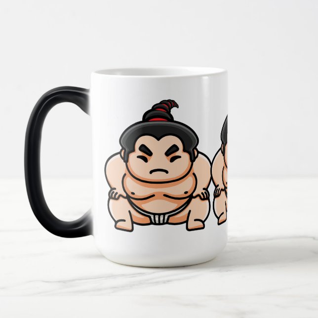 Funny Japanese Sumo Man Verwandlungstasse (Links)