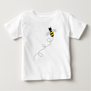 Funny Jaune Noir Bumble Bee Baby T-shirt