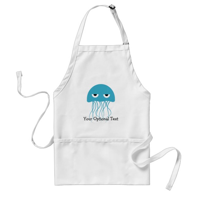 Funny Jellyfish custom aprons Schürze (Vorne)