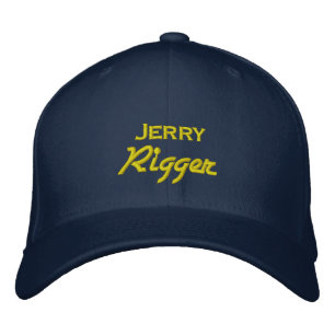 Funny Jerry Rigger Bestickte Baseballkappe