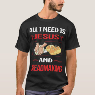Funny Jesus Breadmaking Brot machen T-Shirt