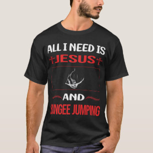 Funny Jesus Bungee Jumping T-Shirt