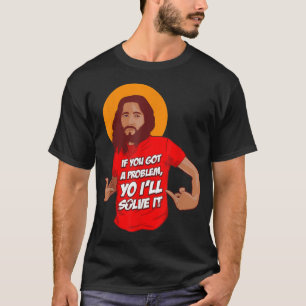 Funny Jesus Christlich Meme Yo werde ich es lösen  T-Shirt