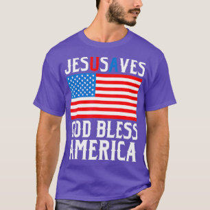 Funny Jesus Christus Design Jesus Rette Gott segne T-Shirt