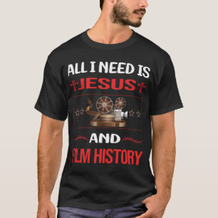 Funny Jesus Filmgeschichte T-Shirt