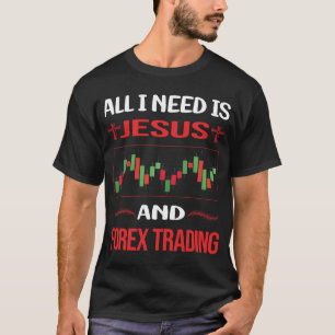 Funny Jesus Forex Trading Trading T-Shirt