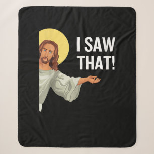 Funny Jesus Meme sah ich, dass Christlicher Zitat  Sherpadecke