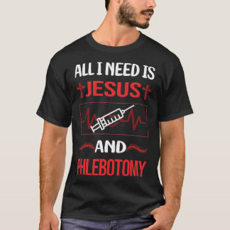 Funny Jesus Phlebotomy Phlebotomist T-Shirt
