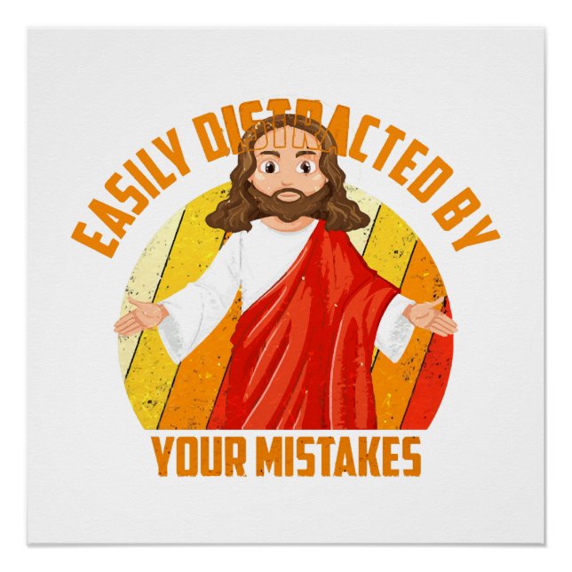 Funny Jesus Poster (Vorderseite)
