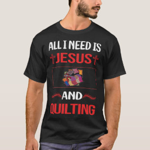 Funny Jesus Quilt Quilt Quilter T-Shirt