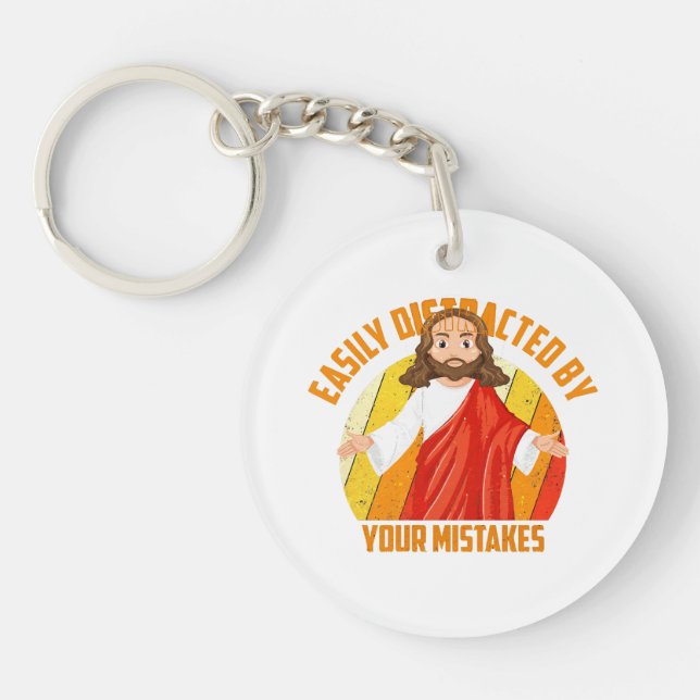 Funny Jesus Schlüsselanhänger (Vorderseite)