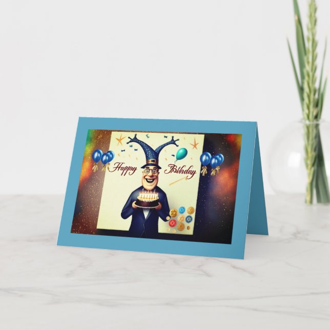 Funny Jewish Birthday Card Karte (Vorderseite)