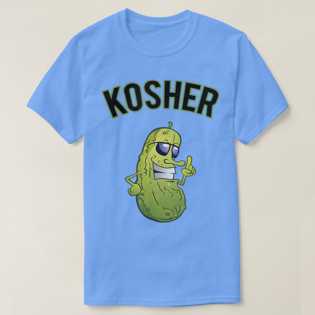 Funny Jewish Kosher Pickle Chanukah Fun T-Shirt (Design vorne)
