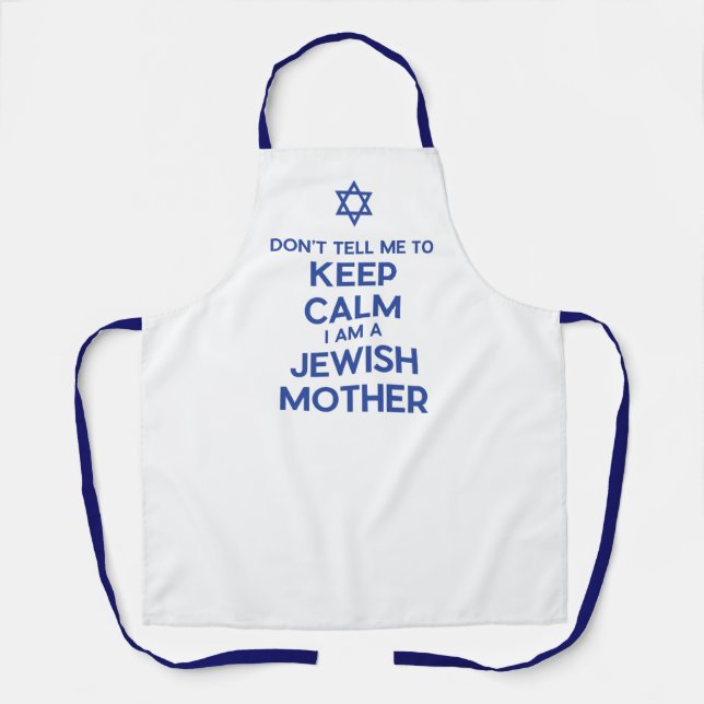 Funny Jewish Mother Star of David Cooking Schürze (Vorderseite)