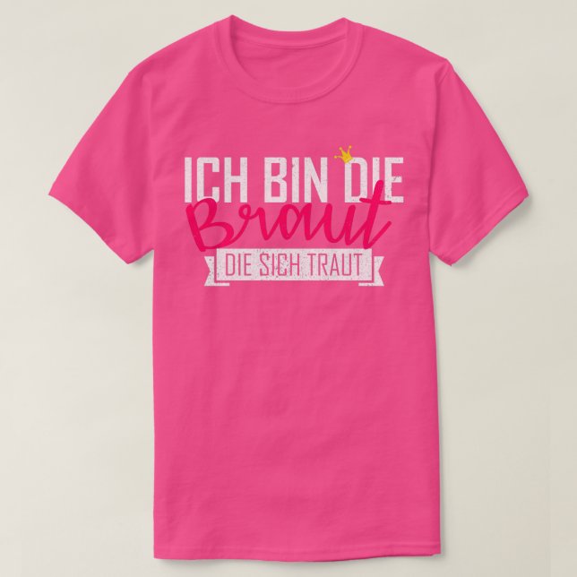 Funny JGA Bachelor Party Frauen Männer 1 T-Shirt (Design vorne)