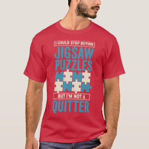 Funny Jigsaw Puzzle Lover Puzzler Gift  T-Shirt