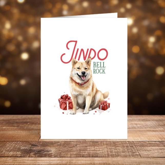 Funny Jindo Hund Weihnachten Happy Holidays (Von Creator hochgeladen)