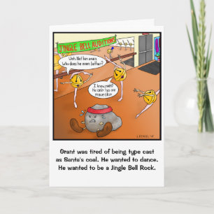 Funny Jingle Bell Rock Carte de Noël