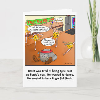 Funny Jingle Bell Rock Christmas Card Feiertagskarte