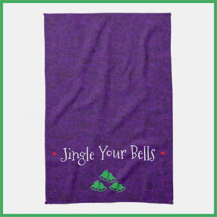 Funny Jingle Bells Küchentuch