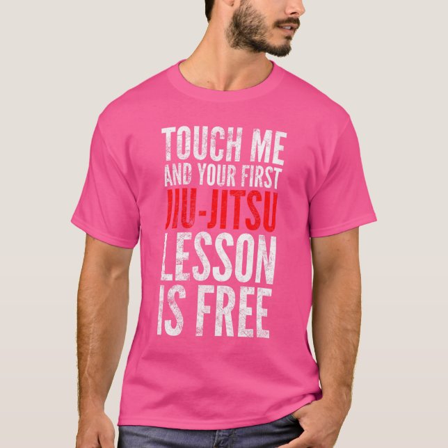 Funny Jiu Jitsu Brazilian Jiu Jitsu Sparring Te T-Shirt (Vorderseite)