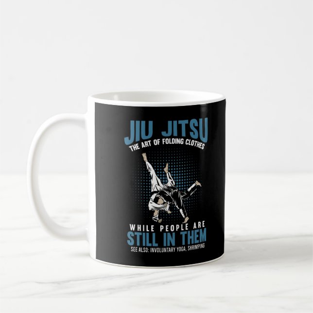 Funny Jiu Jitsu Fighters BJJ Training Spaß Kaffeetasse (Links)