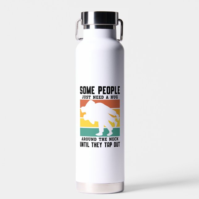Funny Jiu Jitsu Sprichwort Trinkflasche (Vorne)
