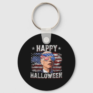 Funny Joe Biden 4. Juli Glücklichen Halloween Amer Schlüsselanhänger