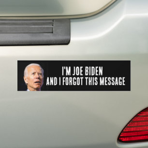 FUNNY JOE BIDEN AUTOAUFKLEBER